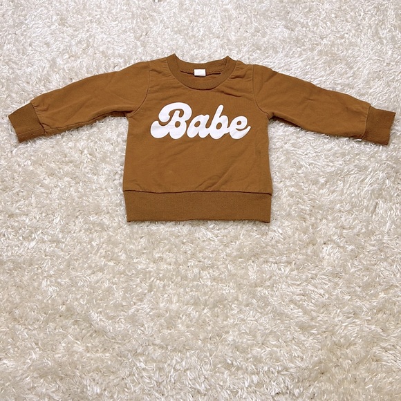 Brown Babe Sweater Toddler Girls - Picture 2 of 4